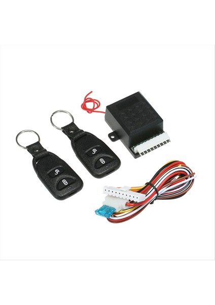 12V Evrensel Araba Otomatik Uzak Merkezi Kit Kilit Kilit Kilitli Aracı 2 Uzaktan Kumanda ile Anahtarsız Giriş Sistemi (Yurt Dışından)