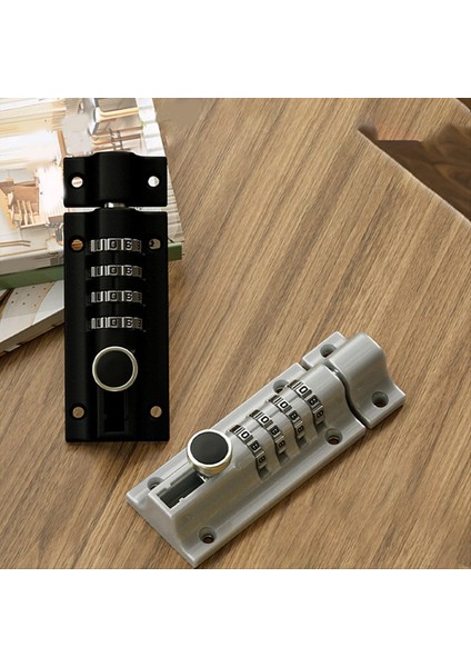 Şifre Mandalı Kilit Sürgülü Kombinasyon Kilidi Şifre Kapı Mandal Güvenlik Kilidi Kilit Anti-Hırsızlık Şifre Kilit Yakalama (Gümüş) (Yurt Dışından) indirimleri