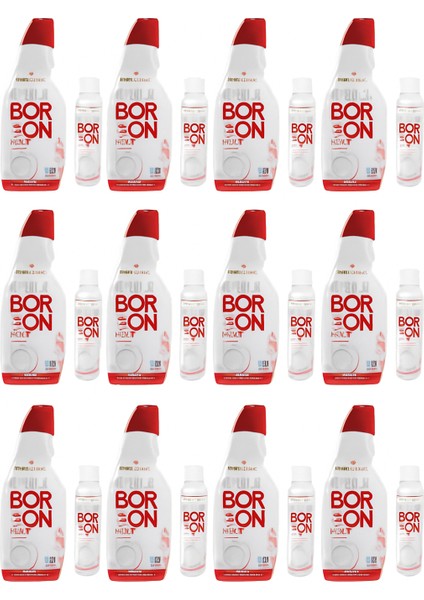 Boron Bulaşık Makinası Deterjanı 12 Adet 12X41 Yıkama ve 12 Adet Parlatıcı