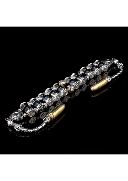 Special Design Mermi Tasarım 10 Adetli Alpaka Metal Zaza Tesbih