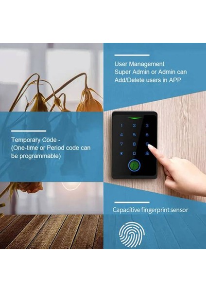 Erişim Kontrol Kitleri Cf1-Wıfı Tuya Kapısı Erişim Kontrol Sistemi Güvenlik Koruması IP66 Su Geçirmez Dijital Kilit (Yurt Dışından) fırsatları