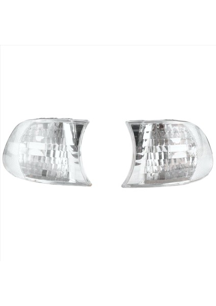 1paır Lens Temiz Köşe Işıkları Bmw Için Park Lambaları 7 Serisi E38 1999-2001 63138379108 63138379107 Yan Dönüş Sinyalleri (Yurt Dışından)