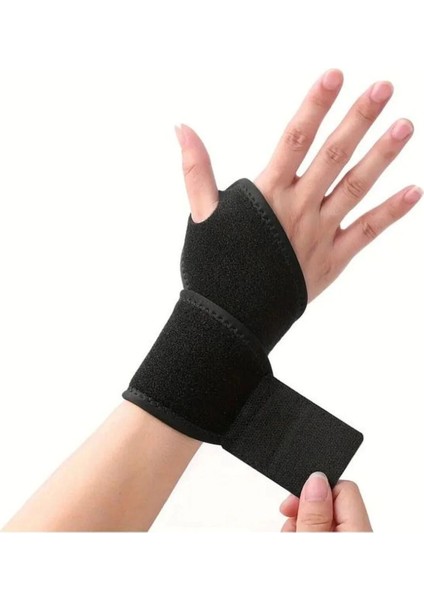 Ayarlanabilir Destekli Kadın Erkek El Bilekliği Sağ Sol El Uyumlu, Spor ve Günlük Kullanıma Uygun