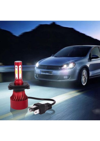 10PCS T10 W5W Cob LED Araç Otomatik Yan Park Ampul ve 1set H4 Hb2 9003 2200W 330000LM 4 Taraflı LED Far (Yurt Dışından) modelleri
