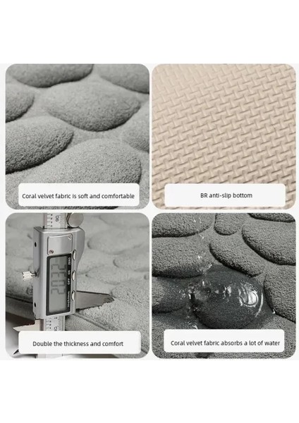 Memory Kaydırmaz Banyo Paspası Gri fırsatları