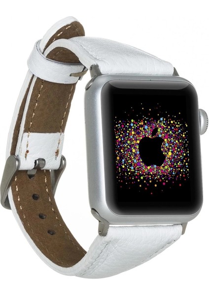 Apple Watch Uyumlu Deri Kordon 38-40-41MM Slim F3 Beyaz indirimleri