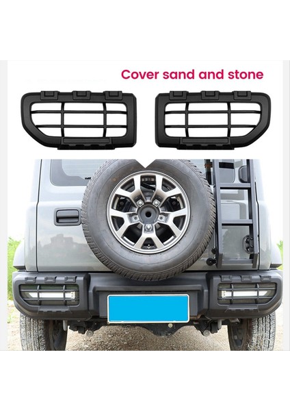 2pcs Araba Arka Sisli Fog Kapak Suzuki Jimny JB64 Sierra JB74W 2019-2023 Arka Arka Hilli Mali Koruyucu Kapak (Yurt Dışından) fiyatları