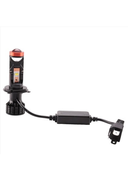 H4 LED Mini Projektör 3D Lens 90W 25000LM tosiklet Far (Yurt Dışından) modelleri