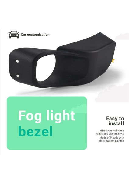 Jeep Wrangler Için 2013-2017 Sol + Sağ Çelik Tampon Sis Lambası Kapakları 68231962AA (Yurt Dışından) indirimleri