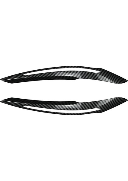 Bmw 1 Serisi F20 F21 2011-2014 Karbon Fiber Ön Far Kapağı Garnitür Strip Kaş Kapak Döşeme Sticker (Yurt Dışından)
