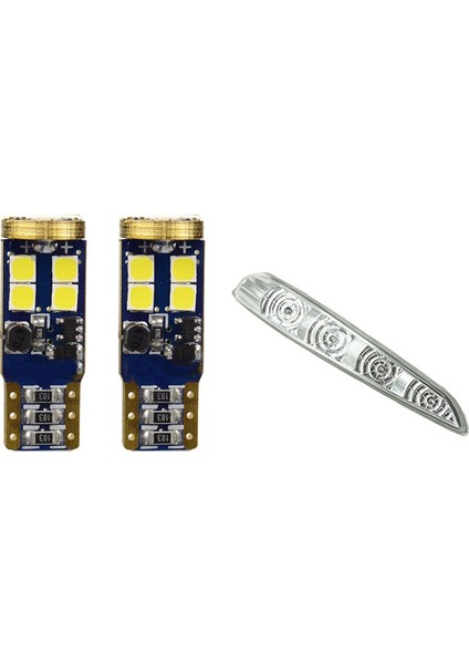 4x T10 168 LED Araba Ampulü 194 W5W 12-Smd 3030 Yonga Se (Yurt Dışından) fiyatları