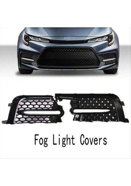 Toyota Corolla Sedan Se Xse 4-Door 2020 Ön Sis Fark Kapakları Çerçeve Sisli Izgara (Yurt Dışından) modelleri