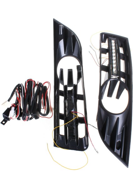 Ön Tampon Sis Lambaları Işık Izgara Izgaraları + Passat B6 2007-2011 Drl LED Su Geçirmez (Yurt Dışından) indirimleri