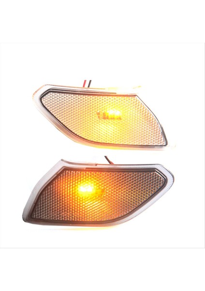 Füme Siyah LED Yan Işaretçi Işık Dönüş Sinyal Lambası Yuvarlak Kaş Yan Lambası Jeep Wrangler Jl 2018+ (Yurt Dışından)