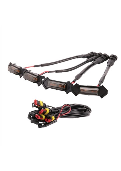 2016-2021 32X Toyota Tacoma Trd Pro / 2019-2021 Rav4 LED Front Grille Füme Amber Işık Gündüz Işık Lambası (Yurt Dışından) modelleri