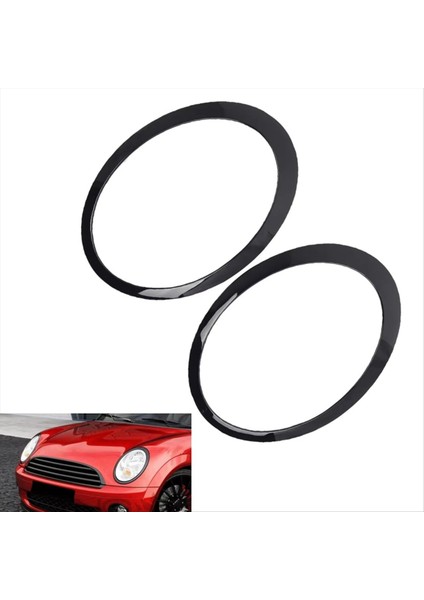 1 Çift Araç Far Çerçevesi Far Far Döşeme Halkası Yedek Parçaları 63126917836 63126917835 Bmw Mini R50 R50 R52 R53 (Yurt Dışından) modelleri