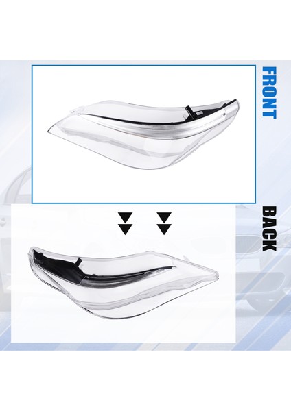 Araba Far Cam Lens Bmw E60 E60LCI Şeffaf Far Abajur Kapağı Kapak (Yurt Dışından) indirimleri