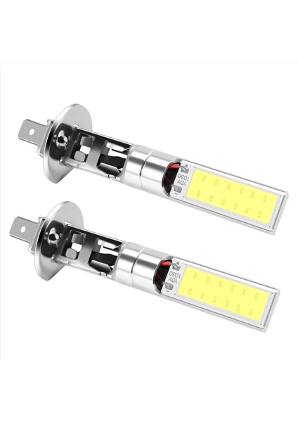 2x H1 Xenon Beyaz 6000K 7 5W Cob LED Smd Drl Sürüş Sis Işın Kafası Ampul (Yurt Dışından) fiyatları