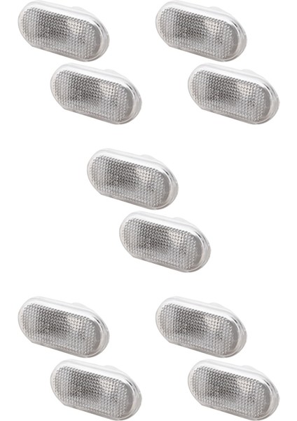 10X Araba Yan Işaretleyici Işık Çamurluk Işığı Tekrarlayıcı Lamba Nissan Tiida Livina Versa Quest Micra Gösterge (Yurt Dışından)