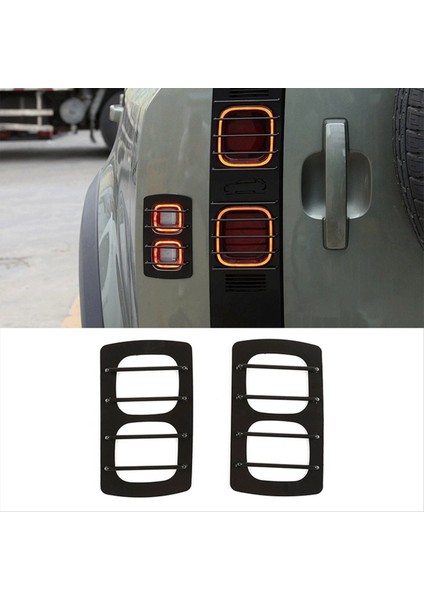 Genişlik Işık Koruyucu Net Arka Gösterge Işık Kapağı Trim Land Rover Defender 2020-2022 Yeni li Otomobil Parçaları (Yurt Dışından) indirimleri