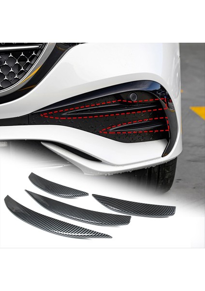 Ön Sis Lambası Kapağı Trim Mercedes Benz E Sınıf W214 2024 Aksesuarlar Karbon Fiber (Yurt Dışından) indirimleri