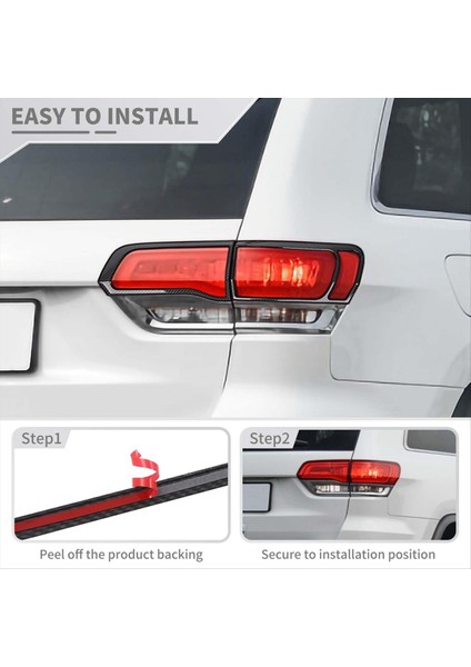 Jeep Grand Cherokee 2014-2020 Aksesuarları Için Kuyruk Işık Kapağı Çerçeve Trim (Yurt Dışından) modelleri