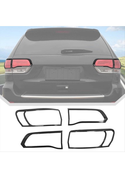 Jeep Grand Cherokee 2014-2020 Aksesuarları Için Kuyruk Işık Kapağı Çerçeve Trim (Yurt Dışından) fırsatları