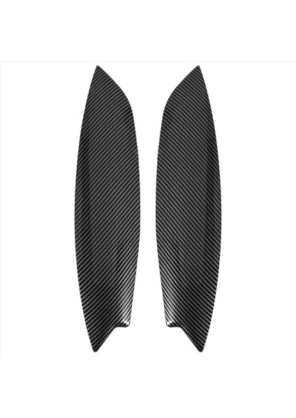 Karbon Fiber Farlar Kaşlar Göz Kapakları Kapak Kirpik Kafası Işık Lambası Çıkartmaları Golf 5 R32 Mk5 (Yurt Dışından)