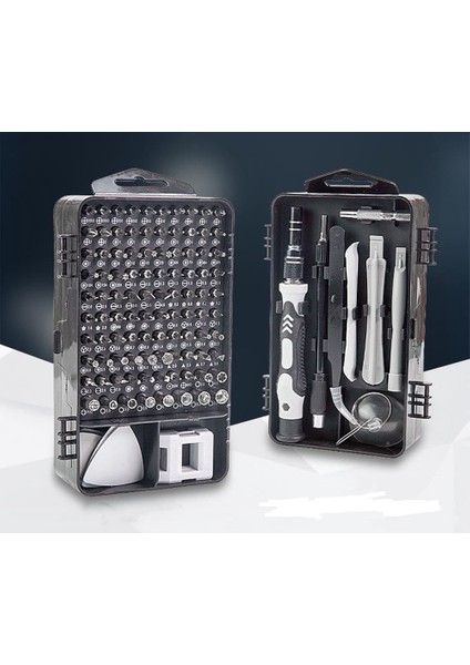115 Li Tornavida Seti - Manyetik Uçlu,tüm Elektronik Cihazlar | Telefon - Laptop - Saat Tamir Kiti