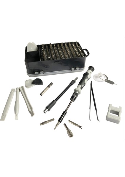 115 Li Tornavida Seti - Manyetik Uçlu,tüm Elektronik Cihazlar | Telefon - Laptop - Saat Tamir Kiti fiyatları