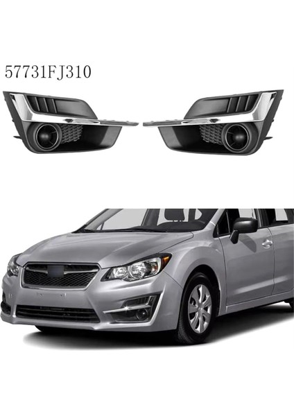 Ön Tampon Sisli Fog Kapağı Sis Lambası Izgara Trim Subaru Impreza 2015 2016 57731FJ310 (Yurt Dışından)
