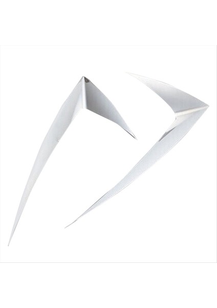 2pcs Araba Far Lambası Kaş Dekorasyon Çıkartması Chevrol (Yurt Dışından)