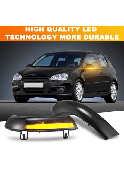 2pcs Vw Golf Dinamik Karlanıcı 5 Jetta Mk5 Passat B5 5 B6 Eos LED Dönüş Sinyal Ayna Göstergesi Işığı (Yurt Dışından) modelleri