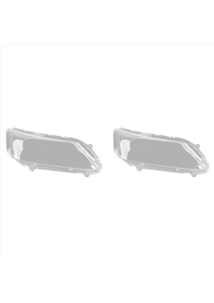 2x 2013-2016 Için Doğru -Honda Accord Araba Far Lens Kapağı Kafa Hafif Lamba Gölge Kabuğu Otomatik Işık Kapağı (Yurt Dışından)