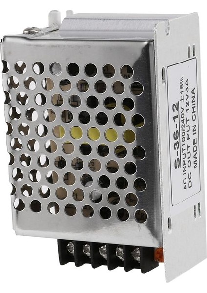 5x Ac 100V-240V-DC 12V 3A 36W Voltaj Transformatör Anahtarı LED Şerit Güç Kaynağı (Yurt Dışından) modelleri