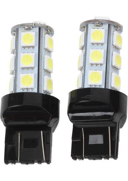 2 Pcs 7443 7440 T20 Beyaz 18 LED 5050 Smd Tazı Fren Açık (Yurt Dışından)