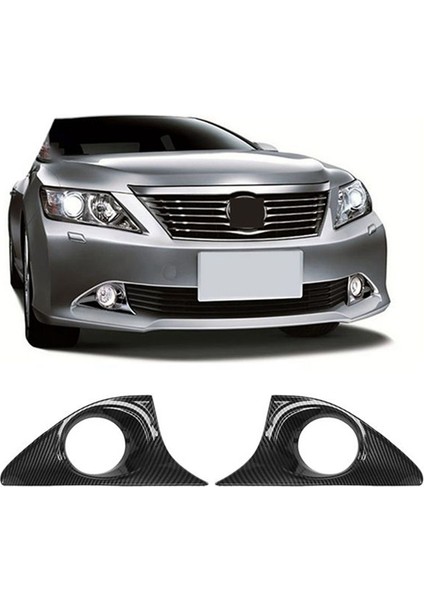 Araba Karbon Fiber Ön Sis Işık Lambası Kapağı Toyota Camry 2012-2014 (Yurt Dışından) modelleri