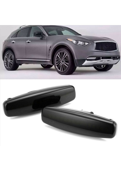 2x LED Dinamik Dönüş Sinyali Işık Yan Işaretçi Infiniti EX25 EX35 EX37 FX35 FX37 G25 G35 Q40 Q60 Q70 QX50 (Yurt Dışından) indirimleri