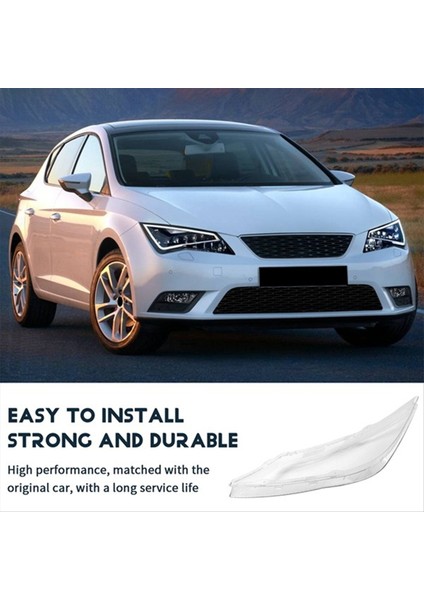 Araba Far Kapağı Lens Far Kabuk Lambası Gölge Koltuk Leon Şeffaf Abajur 2013-2018 Ön Sağ (Yurt Dışından) fiyatları