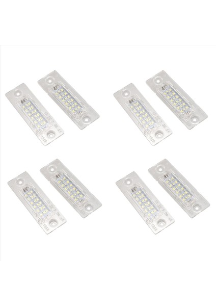 8x LED Plaka Numarası Taşıyıcı T5 Caddy Touran Golf Işı (Yurt Dışından)