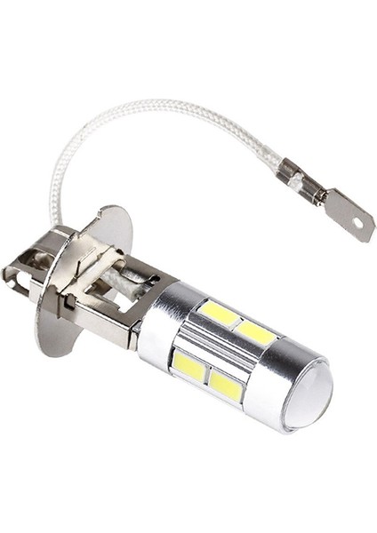 2x Araba H3 5630 Smd 10 LED Far Beyaz Sürüş Sis Kafası Işık Lambası Ampul 12V (Yurt Dışından)