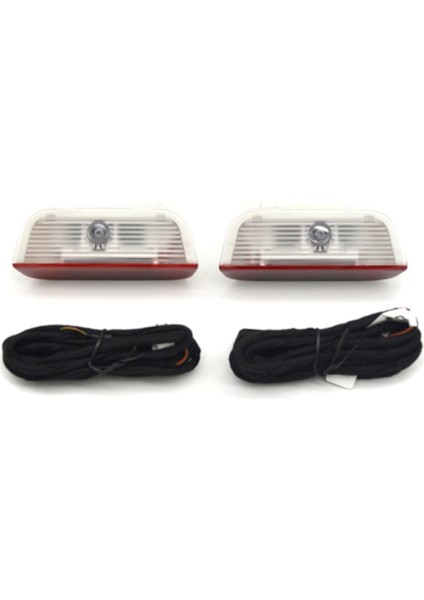 1set Araba Kapı Işığı LED Hoş Geldiniz Lamba Volkswagen Flaş Uyarı Işığı Işlevi ile Dıy Logo Projektör Işık (Yurt Dışından)