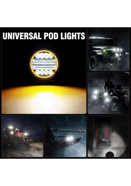 4x 5 Inç LED Iş Işık Kombinasyon Spotu Taşkın Yoldan Çık (Yurt Dışından) indirimleri