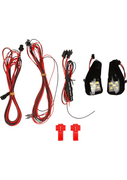 2pcs LED Dikizim Bir Su Birikintisi Işığı Yan Ayna Toyot (Yurt Dışından)