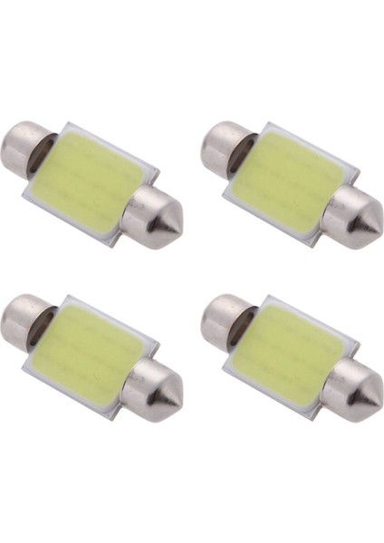 4x 3W Cob LED ArabTavan Işık Lambası Ampul 36MM Beyaz (Yurt Dışından)