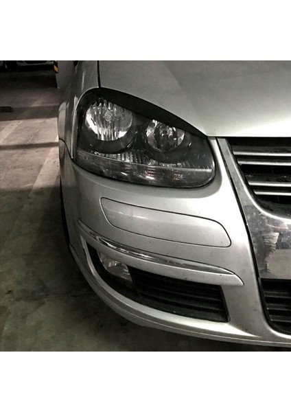 6x Parlak Siyah Farlar Kaşlar Göz Kapakları Kapak Kirpik Kafası Işık Lambası Çıkartmaları Golf 5 R32 Mk5 (Yurt Dışından) indirimleri