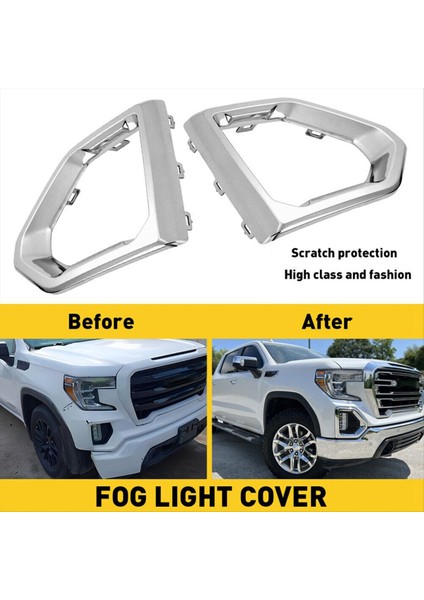 Gmc Sierra 2019-2021 Denali Slt Ön Sis Dış Dış Çerçeve Kapak Krom Seti (Yurt Dışından) indirimleri