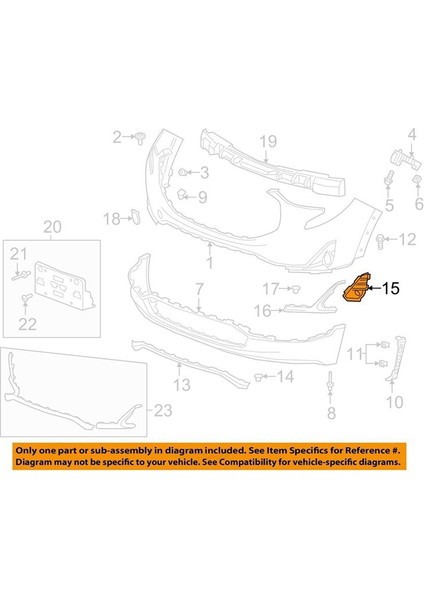 2018-2021 Gmc Arazisi 23394896 Sol Ön Sis Kapağı Çerçeve Kaplama (Sis Işık Deliği Olmadan) (Yurt Dışından) fırsatları