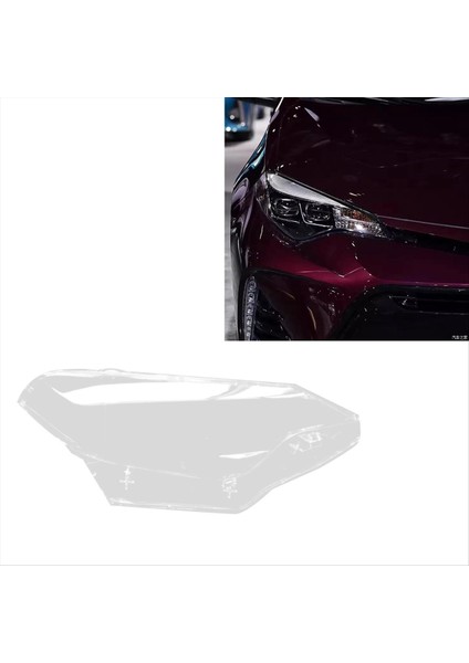 Araba Sağ Far Kabuk Lambası Gölge Şeffaf Lens Kapak Toyota Corolla Için Far Kapağı 2016-2019 Abd Sürümü (Yurt Dışından) indirimleri