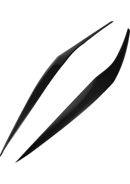 Ön Far Kapağı Kafası Işık Lambası Göz Kapağı Kaş Trim Abs Ford Fiesta Mk6 5 2013-2017 Parlak Siyah (Yurt Dışından) modelleri